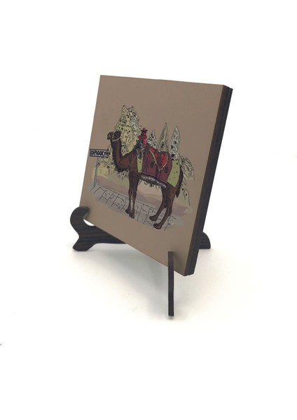 Kapadokya Baskılı Mdf Masaüstlük 10X10