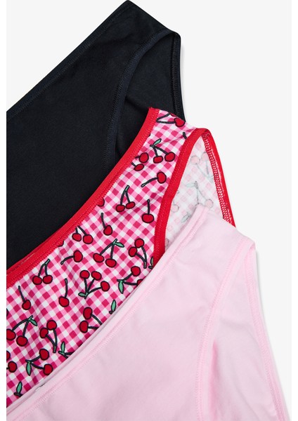 Cherry Kiss 3lü Çok Renkli Slip Külot indirimleri