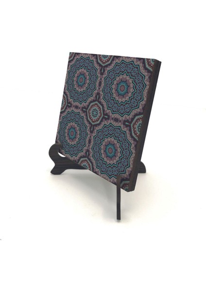 Mandala Baskılı Mdf Masaüstlük 10X10