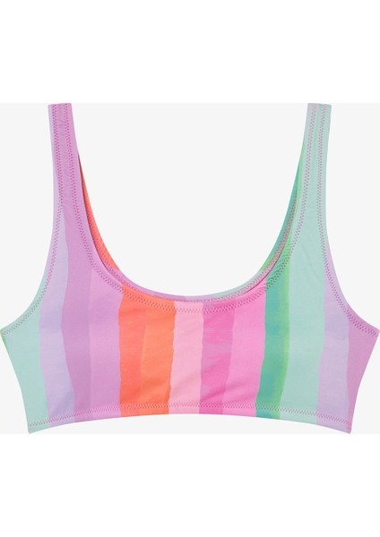 Genç Kız Ocean Halter Çok Renkli Bikini Takımı