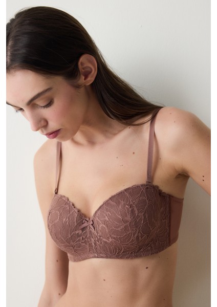 Lotus Dantel Kahverengi Sütyen fiyatları