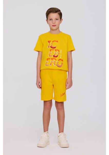Bg Store Erkek Çocuk Sarı Şort