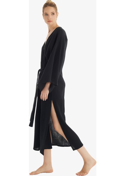 Kadın Kaftan 10743 - Siyah