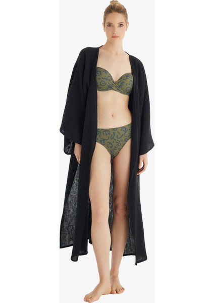 Kadın Kaftan 10743 - Siyah