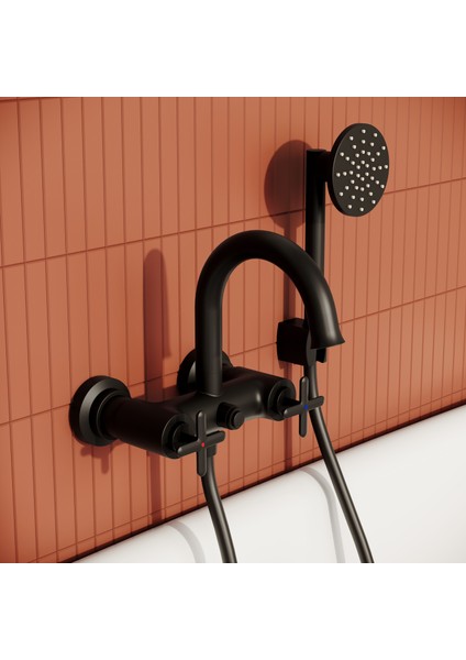 Origin Classic A4289336 Banyo Bataryası, Mat Siyah fırsatları
