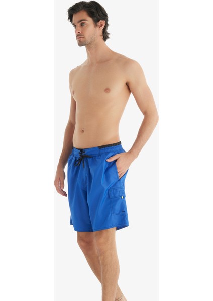Erkek Deniz Şortu 10763 - Saks modelleri