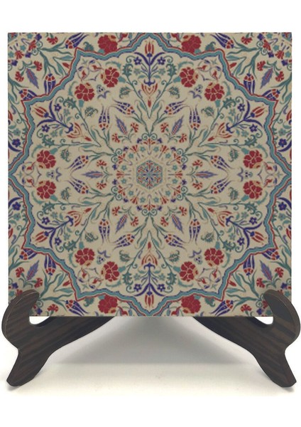 Osmanlı Çini Deseni Baskılı Mdf Masaüstlük 10X10 fiyatları