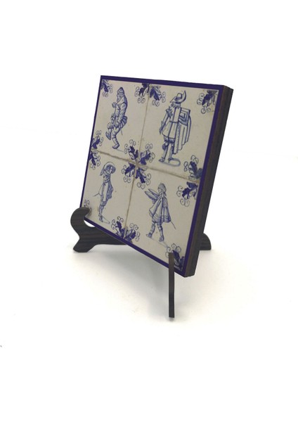 Hollanda Deseni Baskılı Mdf Masaüstlük 10X10