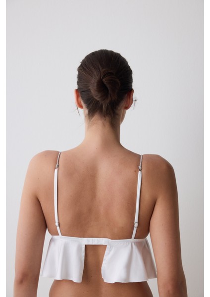 Saten Kırık Beyaz Bralet fırsatları