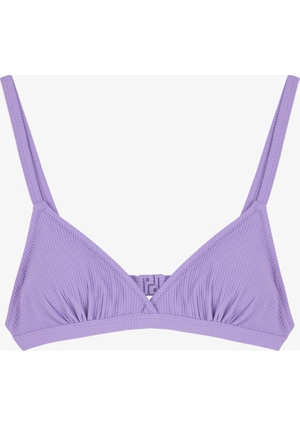 Lila Genç Kız Amaris Üçgen Bikini Takımı
