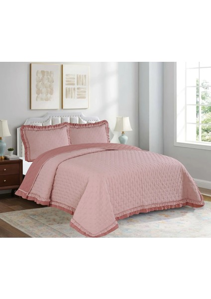 Yünteks Dainty Home Çift Kişilik Yatak Örtüsü Lara