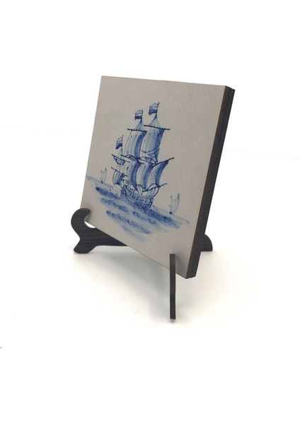 Hollanda Deseni Baskılı Mdf Masaüstlük 10X10