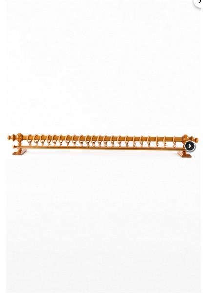 Meşe 200 cm Tekraylı Rustik Perde Askı Seti (Ahşap Başlık ile Aluminyum Boru ve Ray) modelleri