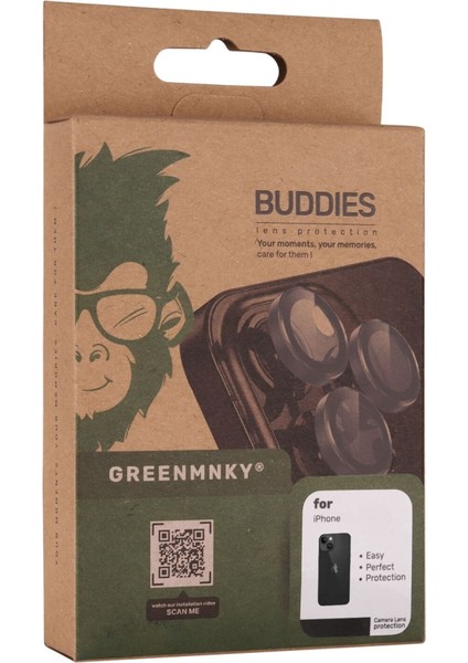 Buddıes iPhone 14 Pro / 14 Pro Max Uyumlu Kamera Lens Koruyucu (GOLD) fiyatları