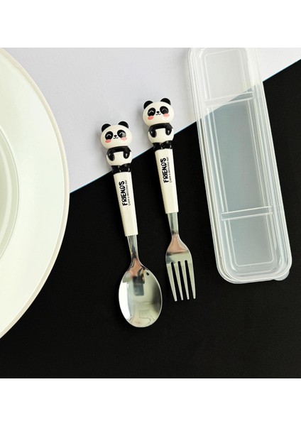 Sevimli Hayvan Figürlü Çatal Kaşık Seti modelleri