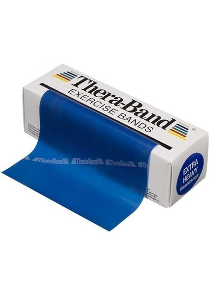 Thera-Band Mavi Çok Sert Egzersiz Pilates Bandı Lastiği 1.5 Metre Kesme