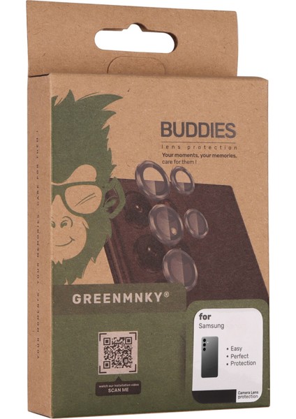 Buddıes Samsung S25 Plus Uyumlu Kamera Lens Koruyucu (BLACK) fiyatları