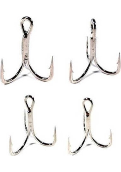 St56 Üçlü Maket Balık Iğnesi Nickel