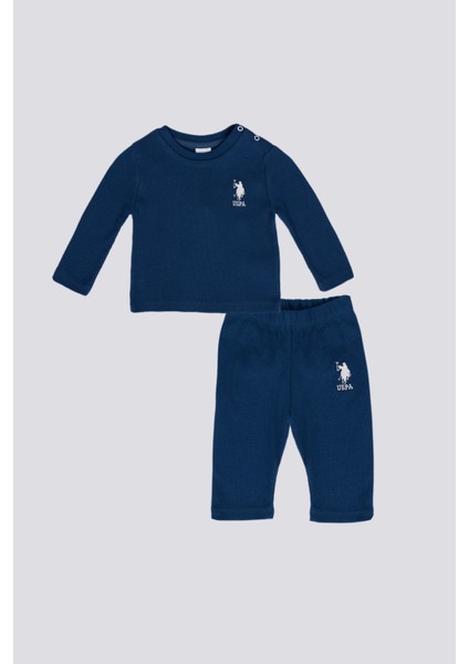 Us Polo Erkek Bebek 2lı Takım Koyu Indigo