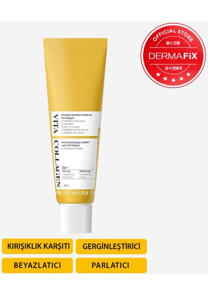 Dermafıx Vıta Collagen Vıtamın Barrıer Complex Brıghtenıng Kolajen Krem 50ML