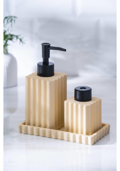 Vega Bej 3 Parça Banyo Seti