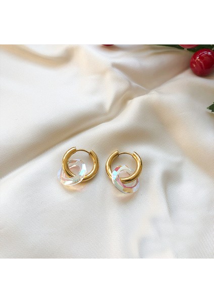 Paslanmaz Çelik Kararmaz İçiçe Geçmiş Çelik Halka Küpe fiyatları