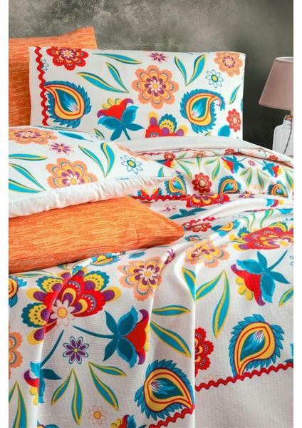 Etehometex Çift Kişilik Baskılı Pamuk Pike modelleri