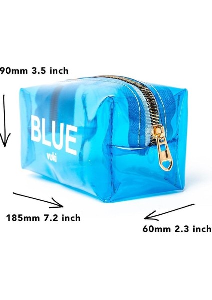 Renkli Şeffaf Fermuarlı Kalem Kutu fiyatları