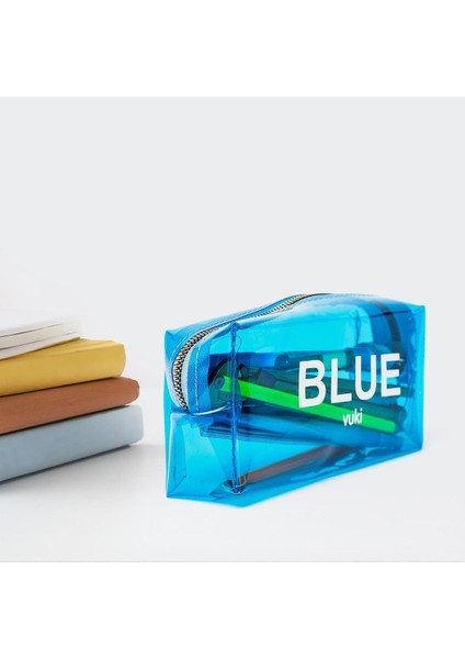 Renkli Şeffaf Fermuarlı Kalem Kutu fırsatları