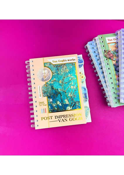 Van Gogh Hologram Kapaklı Defter