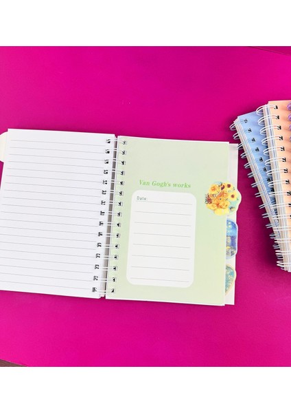Van Gogh Hologram Kapaklı Defter modelleri