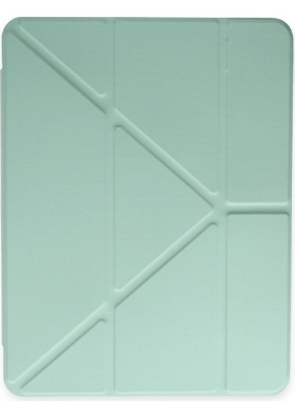 Digizone Apple Ipad Pro 11 Inç 2024 M4 Kılıf Kalem Şarj Bölmeli Stadlı Uyku Modlu Arkası Silikon Akıllı Case