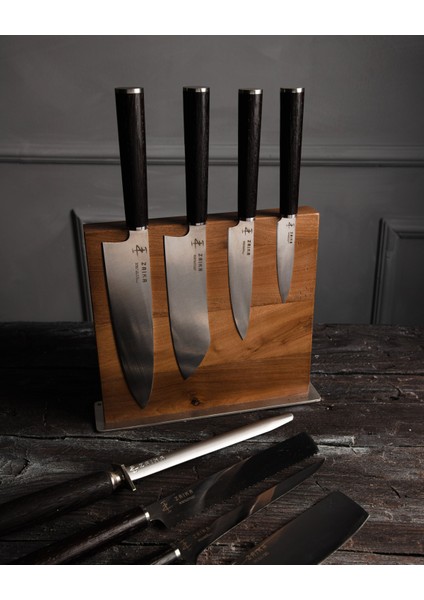 5 Parça Stantlı Set ( 4 Bıçak+ 1 Stant) - 9 Parça Stantlı Set( 7 Bıçak+ 1 Masat +1 Stant) modelleri
