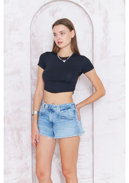 Kadın Denim Şort