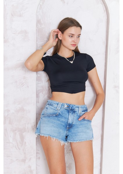 Kadın Denim Şort