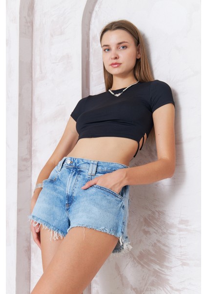 Kadın Denim Şort