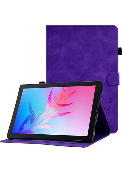 Huawei Enjoy Tablet 2/matepad T 10 9,7 Inç/t 10S 10,1 Inç/honor Pad 6 10,1 Inç/pad X6 9,7 Inç Tablet Kılıfı Desen Baskılı Pu Deri Kart Yuvaları Stand Kapağı (Yurt Dışından)