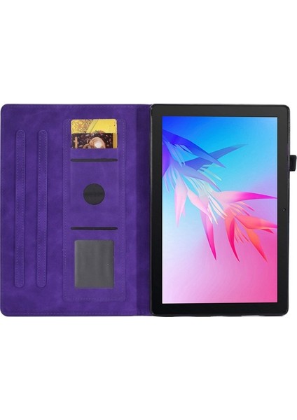 Huawei Enjoy Tablet 2/matepad T 10 9,7 Inç/t 10S 10,1 Inç/honor Pad 6 10,1 Inç/pad X6 9,7 Inç Tablet Kılıfı Desen Baskılı Pu Deri Kart Yuvaları Stand Kapağı (Yurt Dışından)