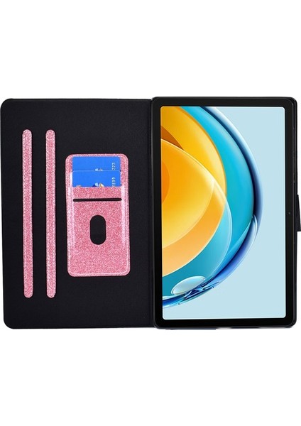 Huawei Matepad Se Için 10.4 Inç Darbeye Dayanıklı Kılıf Çizilmez Işıltılı Deri Kapak Tablet Kabuk-Pembe (Yurt Dışından) fiyatları