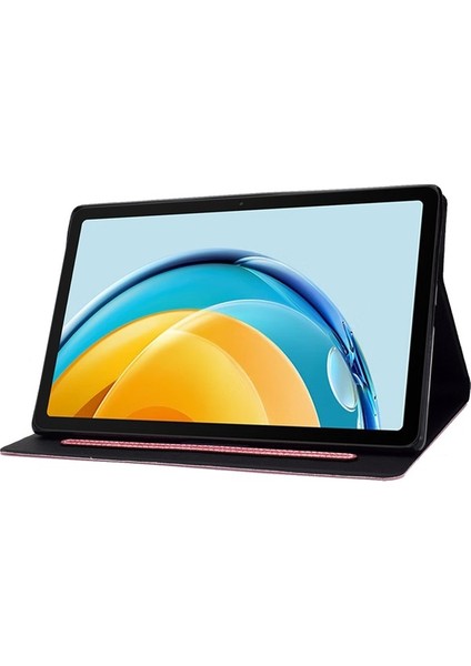 Huawei Matepad Se Için 10.4 Inç Darbeye Dayanıklı Kılıf Çizilmez Işıltılı Deri Kapak Tablet Kabuk-Pembe (Yurt Dışından) modelleri