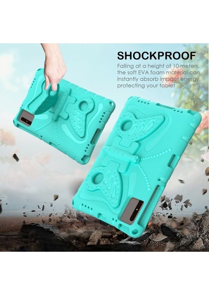 Stand Eva Tablet Kılıfı Huawei Matepad Se 11/lenovo Tab M11/SAMSUNG Galaxy Tab S9 Fe/s9/s8/s7/xiaomi Redmi Pad Se/pad 6-Nane Yeşili (Yurt Dışından) modelleri