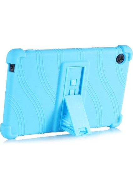 Huawei Matepad T8 8-Inç 2020 KOB2-L09/W09 Için Koruyucu Kapak,pc Stand-Sky Blue ile Yumuşak Silikon Tablet Kılıfı (Yurt Dışından)