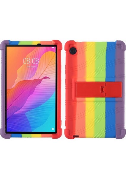 Huawei Matepad T8 8-Inç 2020 KOB2-L09/W09 Için Koruyucu Kapak,pc Stand-Sky Blue ile Yumuşak Silikon Tablet Kılıfı (Yurt Dışından)