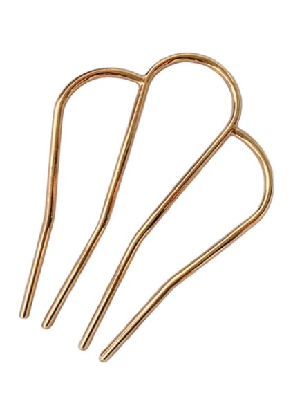 Siyah U Şekilli Saç Çatal Klipsi Kadınlar Saç Pimi Taraklar Dağınık Topuz Saç Tokaları Klips Yan Taraklar Sopa Basit Saç Şekillendirme Araçları Metal Renk: Yeni Klip 1 Adet Altın (Yurt Dışından)