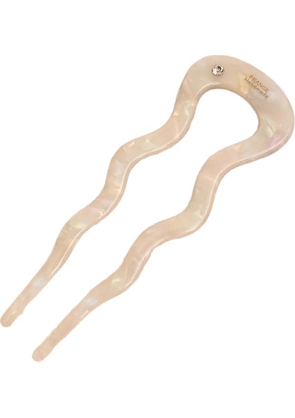 Fransızca Twist Saç Çubuk Kip Klip Asetat Dalgalı U Şeklindeki Saç Tokası Vintage Kaplumbağa Kabuğu Kadın Saç Bun Pin Meapwear Aksesuarları Renk: 05 (Yurt Dışından)