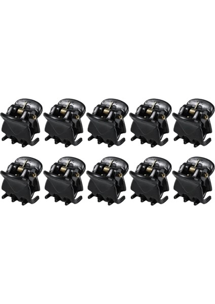 30/20/10PCS Kadın Kızlar Mini Saç Pençeleri Çocuklar Plastik Siyah Saçkoplar Saç Klipler Kelepçe At Kuyruğu Tutucu Meatwear Saç Aksesuarları: Kahve/boyut: 10 Adet (Yurt Dışından)