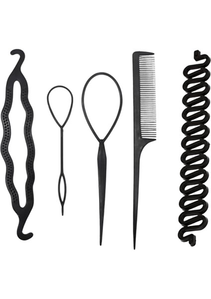 1-6pcs/set Çoklu Sihirli Saç Örgülü Araç Kadın Kız Saç Çörek Çörek Üreticisi Saç Tokaları Bükül (Yurt Dışından)