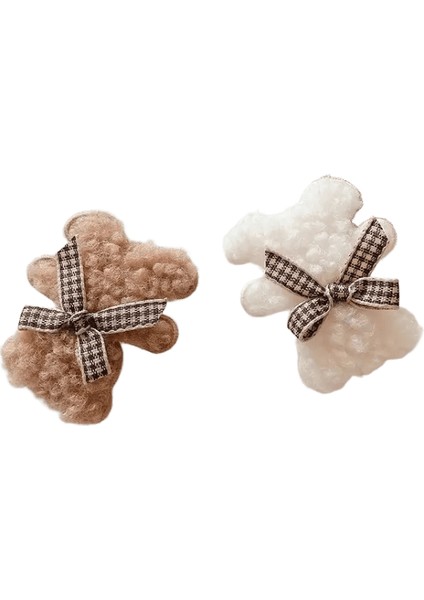 2pcs Küçük Çocuklar Çocuklar Için Sevimli Saç Pimleri Çocuklar Için Bebekler Bebekler El Yapımı Kızlar Saç Klipleri Moda Saç Aksesuarları Ettes Başlık: 2pcs Karışım (Yurt Dışından)