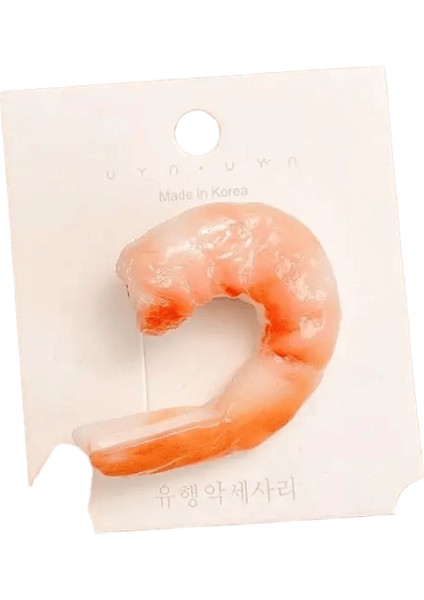 Simüle Edilmiş Gıda Saçları Klip Yeni Yaratıcı Deniz Ürünleri Aksesuarları Komik Tuzlu Balıklar Için Eğlenceli Kelime Klips Renk: A3 (Yurt Dışından)