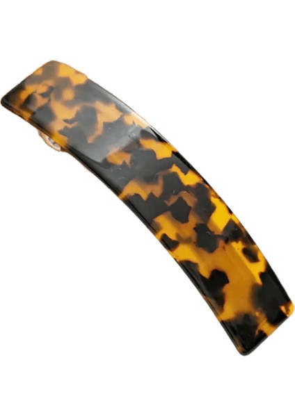 Kadınlar Bling Parıltılı Saç Tokaları Kare Geometrik Leopar Mermer Asetat Renkli Ettes Patlama Klipsleri Saç Çukurları Saç Aksesuarları Renk: D (Yurt Dışından)